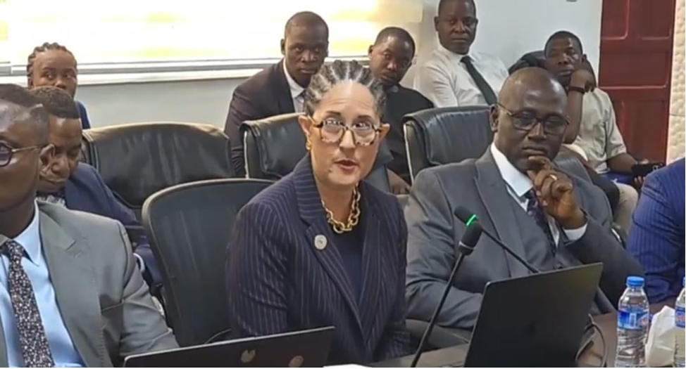 University of Liberia leadership at the 2027 budget hearing.